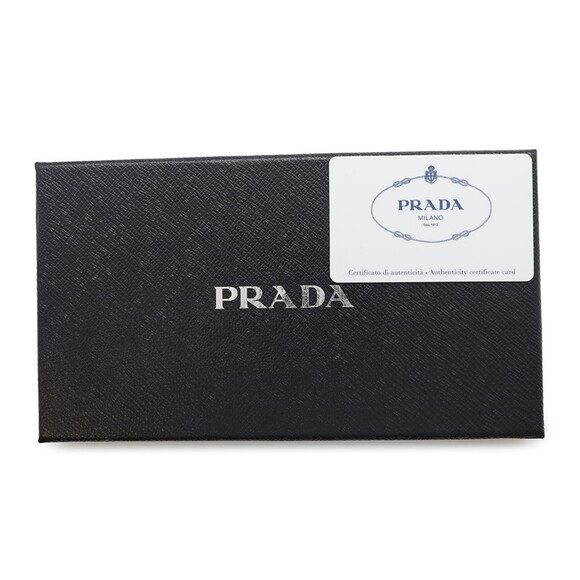 PRADA Orange Leather Saffiano Wallet - Picture 15 of 15